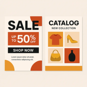 Sales Flyer and Catalog Design - VectMax Digital Solution